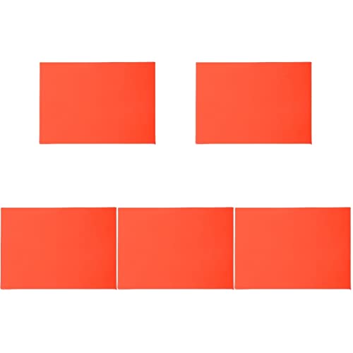 EXCEART 5 Stücke Orange Absorbierkissen Stempel Handwerk Schönes Material EIN Druck Professionelle Dicke Belichtungsmatte Individuelle Gravur Praktisch DIY Langlebig. Mm Zubehör von EXCEART
