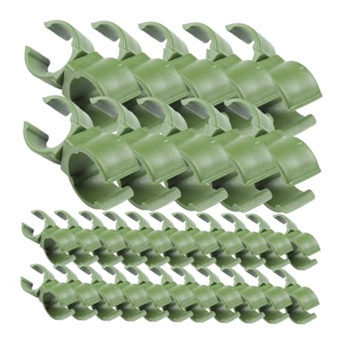 EXCEART 50Stücke Pflanzen Stützschnallen Für Kletterpflanzen Wiederverwendbare Verbindungsschnallen Für Garten Zur Stabilisierung Und Unterstützung Von Rankenpflanzen von EXCEART