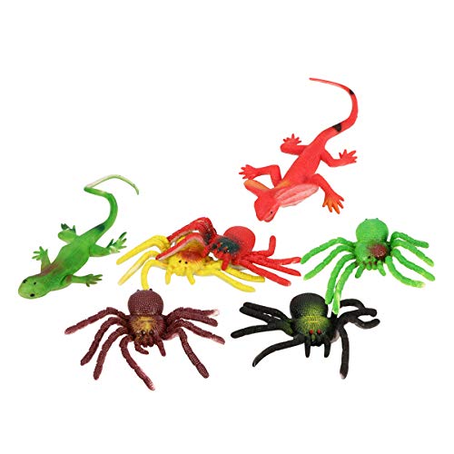 EXCEART 7Pcs Insektenfigur Spielzeug Realistische Käfer Figuren Spielzeug Plastik Insekten Figuren Set Plastik Insekten Insekten Figuren für Halloween von EXCEART