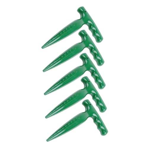 EXCEART Garten Bodenbohrer Handlicher Pflanzdibbler für Müheloses Pflanzen von Samen Ergonomisches Design für Einfaches Bohren von Löchern Erde für Sukkulentenpflege Teiliges Gartenzubehör von EXCEART