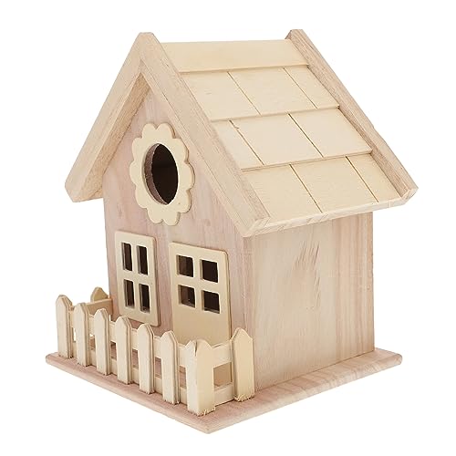 EXCEART Handwerkskunst Holz Vogel Doppel Sicher Holz Vögel Nest Für Outdoor Garten Vogel Liefert EXCEART Handwerkskunst Holz Vogel Doppel Sicher Holz Vögel Nest Für Outdoor Garten Vogel Liefert von EXCEART