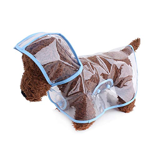 Transparente Regenbekleidung Für Haustiere Durchsichtiger Regenponcho Reflektierende Regenjacke Poncho Mit Kapuze Welpe Winterjacken Hund Regenjacke Kleiner Hund Mantel von EXCEART