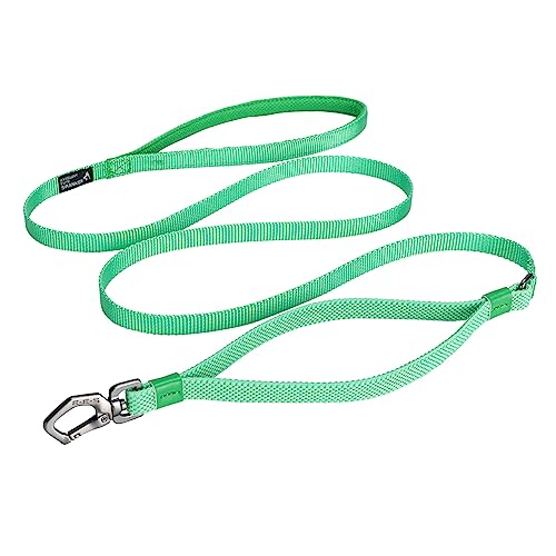 EXCELLENT ELITE SPANKER Nylon Hundeleine Basic Style 5 Feet Long 1/2" Wide Rope für kleine Haustiere Hunde und Katzen Training und Walking（Grün） von EXCELLENT ELITE SPANKER