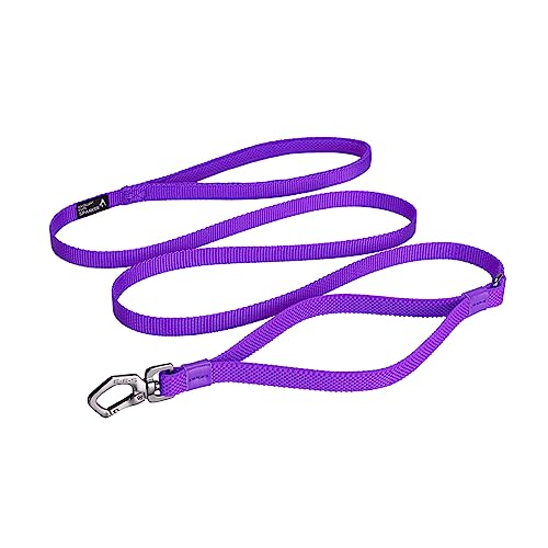 EXCELLENT ELITE SPANKER Nylon Hundeleine Basic Style 5 Feet Long 1/2" Wide Rope für kleine Haustiere Hunde und Katzen Training und Walking（Violett） von EXCELLENT ELITE SPANKER