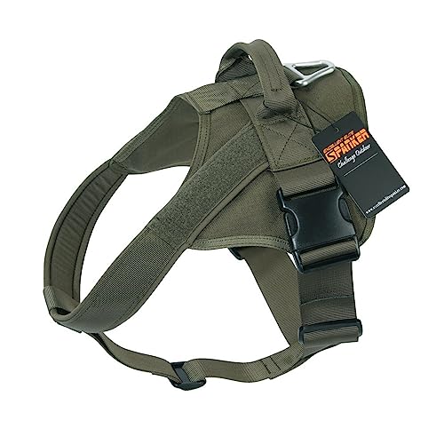EXCELLENT ELITE SPANKER Hundegeschirr Taktisches Hundegeschirr Ausbildung Service Dog Weste Arbeiten hundegeschirr verstellbar Hund Weste Für Mittelgroße Und Große Hunde(RGN-XS) von EXCELLENT ELITE SPANKER