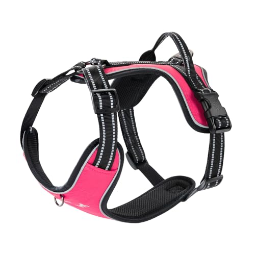 EXCELLENT ELITE SPANKER Nylon reflektierende Hundeweste einstellbar keine Pull leichte EVA gepolsterte Weste Namensschild-Front-Clip Service Hundegeschirr mit Schnalle für mittlere große Hunde(PIK-XL) EXCELLENT ELITE SPANKER Nylon reflektierende Hundeweste einstellbar keine Pull leichte EVA gepolsterte Weste Namensschild-Front-Clip Service Hundegeschirr mit Schnalle für mittlere große Hunde(PIK-XL) von EXCELLENT ELITE SPANKER