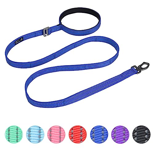 EXCELLENT ELITE SPANKER Reflektierende Nylon Hundeleine Gepolsterter Griff 5 FT Hundeleinen mit Schnellverschluss für kleine & mittlere Hunde(Blau EXCELLENT ELITE SPANKER Reflektierende Nylon Hundeleine Gepolsterter Griff 5 FT Hundeleinen mit Schnellverschluss für kleine & mittlere Hunde(Blau von EXCELLENT ELITE SPANKER