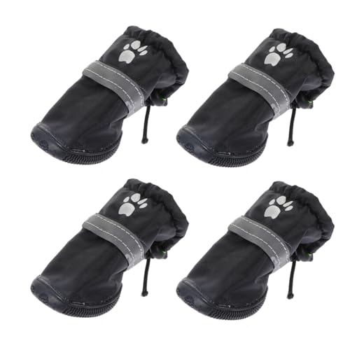 EXHUMKY Pfotenschutz Für Hunde 4 Stück Regenschuhe Für Hunde Stilvolles Design Für Und Mittelgroße Hunde EXHUMKY Pfotenschutz Für Hunde 4 Stück Regenschuhe Für Hunde Stilvolles Design Für Und Mittelgroße Hunde von EXHUMKY