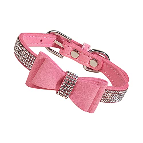 EXHUMKY 1 Set Hundehalsband Mit Strasssteinen Und Schleife Großes Hundetrainingshalsband EXHUMKY 1 Set Hundehalsband Mit Strasssteinen Und Schleife Großes Hundetrainingshalsband von EXHUMKY