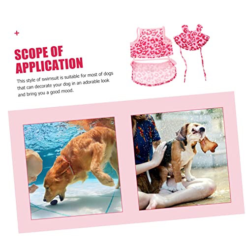 EXHUMKY 1 Satz Haustier-Badeanzug Strandbadeanzug für Hunde Strandbekleidung für Haustiere Hundebecken Welpe Hundekleidung Haustierkostüme für Hunde Hund Badeanzug Hündchen Elasthan Rosa EXHUMKY 1 Satz Haustier-Badeanzug Strandbadeanzug für Hunde Strandbekleidung für Haustiere Hundebecken Welpe Hundekleidung Haustierkostüme für Hunde Hund Badeanzug Hündchen Elasthan Rosa von EXHUMKY