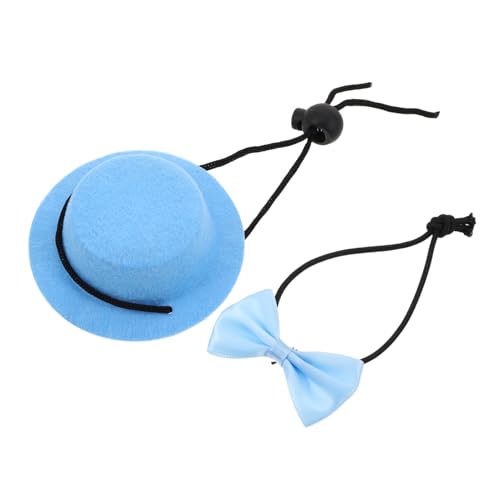 EXHUMKY 1 Satz Haustierkleideranzug Haustier-urlaubskostüm Chinchilla-Hut Fliege- Und Hutsets Kostümdekore Für Haustiere Hut Für Kleintier Heimtierbedarf Sky-Blue Polyester EXHUMKY 1 Satz Haustierkleideranzug Haustier-urlaubskostüm Chinchilla-Hut Fliege- Und Hutsets Kostümdekore Für Haustiere Hut Für Kleintier Heimtierbedarf Sky-Blue Polyester von EXHUMKY