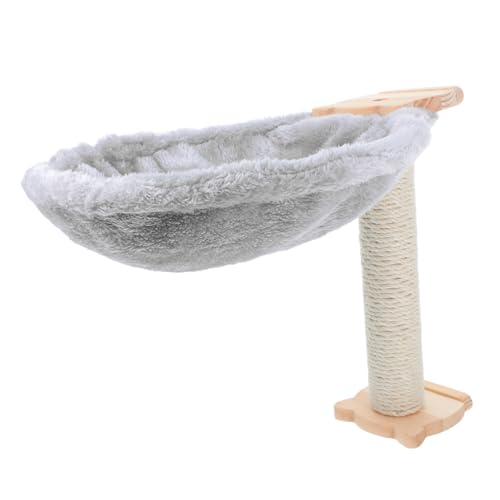 EXHUMKY 1 Satz Katzenklettergerüst Katzenstreu Katzenhängematte Aus Weichem Plüsch Kleines Katzenbett Plüsch Katzenhängematte Ersatz Für Den Kratzbaumkorb Flanell Grey EXHUMKY 1 Satz Katzenklettergerüst Katzenstreu Katzenhängematte Aus Weichem Plüsch Kleines Katzenbett Plüsch Katzenhängematte Ersatz Für Den Kratzbaumkorb Flanell Grey von EXHUMKY