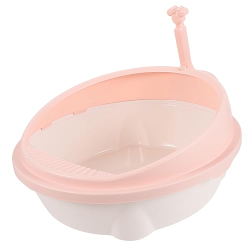 EXHUMKY 1 Satz Katzentoilette abfallbehälter katzentoillette Katzenklo mit Aktivkohlefilter Katzenklo mit Spritzschutz trashcan Katzenkiste Liner Katze Bettpfanne Katzenstreu Plastik Rosa EXHUMKY 1 Satz Katzentoilette abfallbehälter katzentoillette Katzenklo mit Aktivkohlefilter Katzenklo mit Spritzschutz trashcan Katzenkiste Liner Katze Bettpfanne Katzenstreu Plastik Rosa von EXHUMKY