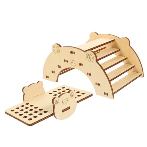EXHUMKY 1 Satz Swing -widray - Brücke Für Hamster Hamsterspielzeug Chinchilla Hamster-wippe Zum Selbermachen DIY- Für Haustiere DIY Hamsterwippe Kleine Tiere Hölzern EXHUMKY 1 Satz Swing -widray - Brücke Für Hamster Hamsterspielzeug Chinchilla Hamster-wippe Zum Selbermachen DIY- Für Haustiere DIY Hamsterwippe Kleine Tiere Hölzern von EXHUMKY