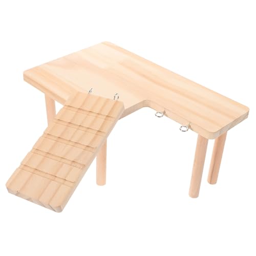 EXHUMKY 1 Set Hamsterspielzeug, Hamster Sprungplattform, Meerschweinchen Leiterplattform, Holz Rattenspielzeug, Hamster Kletterleiter, Dekorative Chinchilla Leiterplattform, Hamster EXHUMKY 1 Set Hamsterspielzeug, Hamster Sprungplattform, Meerschweinchen Leiterplattform, Holz Rattenspielzeug, Hamster Kletterleiter, Dekorative Chinchilla Leiterplattform, Hamster von EXHUMKY