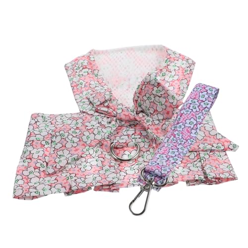 EXHUMKY 1 Set Hunde Hosenträgerweste, Kleid, Katzenleine, Katzengeschirr, Kätzchen Ausbruchssicheres Geschirr, Welpengeschirr, Haustier Kontrollseil, Verstellbare Katzenleine, EXHUMKY 1 Set Hunde Hosenträgerweste, Kleid, Katzenleine, Katzengeschirr, Kätzchen Ausbruchssicheres Geschirr, Welpengeschirr, Haustier Kontrollseil, Verstellbare Katzenleine, von EXHUMKY