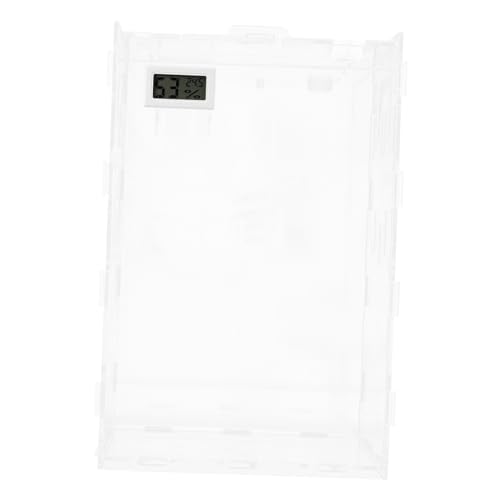 EXHUMKY 1 Stück Acryl Pet Raupenkasten Crawler Fütterungskasten Klettern Pet Fütterungskasten von EXHUMKY