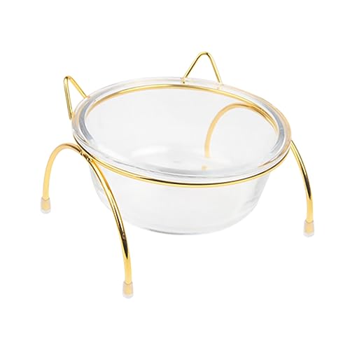 EXHUMKY 1 Stück Erhöhter Futternapf für Katzen und Kleine Hunde Ergonomischer Rutschfester Pet Food Glass Bowl mit Stabiler Struktur für Komfortables Fressen und Wassernapf EXHUMKY 1 Stück Erhöhter Futternapf für Katzen und Kleine Hunde Ergonomischer Rutschfester Pet Food Glass Bowl mit Stabiler Struktur für Komfortables Fressen und Wassernapf von EXHUMKY