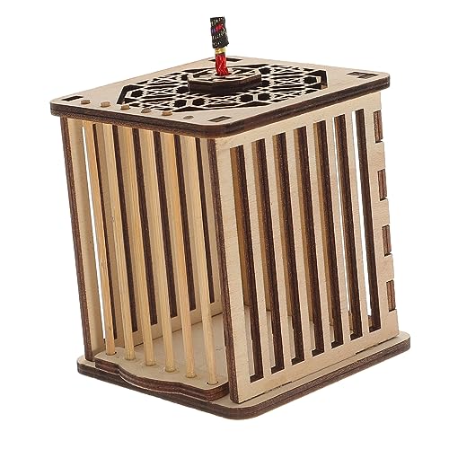EXHUMKY Heuschrecken Käfig für Outdoor Transportkäfig für Insekten Atmungsaktiver Insektenzuchtkäfig aus Natürlichem Holz Faltbar und Leicht EXHUMKY Heuschrecken Käfig für Outdoor Transportkäfig für Insekten Atmungsaktiver Insektenzuchtkäfig aus Natürlichem Holz Faltbar und Leicht von EXHUMKY