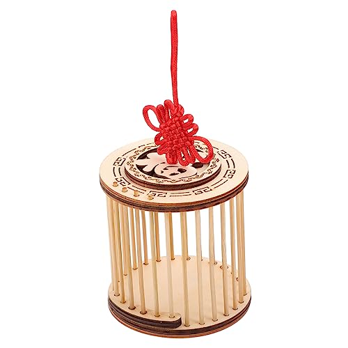 EXHUMKY 1 Stück Heuschreckenkäfig Insekt Drinnen Haustierkäfig Zuchtkäfige Innenkäfige Cricketkäfig Schleichtiere Grillenkäfig Aus Holz Käfig Lebensraum Tierpfleger Kleintierkäfig Hölzern von EXHUMKY