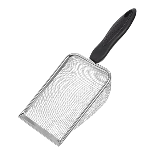 EXHUMKY 1pc Edelstahl Reptil Sand Scoop Feine Mesh Wurf Reiniger Für Reptil Box von EXHUMKY