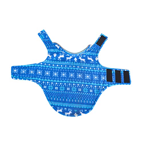 EXHUMKY 1stück Stylisches Hundekostüm Weihnachtsdesign Wendbares Fleece-Mantel Für Hunde Atmungsaktiv Und Bequem Für Fotoshootings Und Festliche Anlässe EXHUMKY 1stück Stylisches Hundekostüm Weihnachtsdesign Wendbares Fleece-Mantel Für Hunde Atmungsaktiv Und Bequem Für Fotoshootings Und Festliche Anlässe von EXHUMKY
