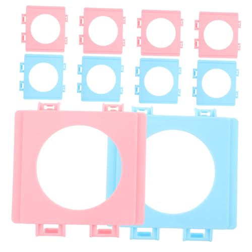 EXHUMKY 10 Stück Pet Cage Tunnel Connector aus Strapazierfähigem Kunststoff für Kreative Konfigurationen und Sicheren für Kleintiere von EXHUMKY