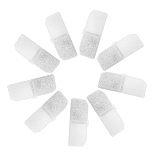 EXHUMKY 10 Stück Teiliges Aktivkohle Ersatzfilter für Haustier Wasserbrunnen Hochwertige Filter für Bessere Wasserqualität Geeignet für Katzen und Hundetrinkbrunnen EXHUMKY 10 Stück Teiliges Aktivkohle Ersatzfilter für Haustier Wasserbrunnen Hochwertige Filter für Bessere Wasserqualität Geeignet für Katzen und Hundetrinkbrunnen von EXHUMKY