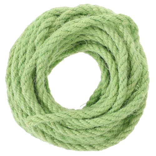 EXHUMKY 10M Sisal Seil für Katzen Spielzeuge DIY Katzen Klettergerüst Umweltfreundliches Hanfseil Grün für Kratzmöbel und Katzenzubehör EXHUMKY 10M Sisal Seil für Katzen Spielzeuge DIY Katzen Klettergerüst Umweltfreundliches Hanfseil Grün für Kratzmöbel und Katzenzubehör von EXHUMKY