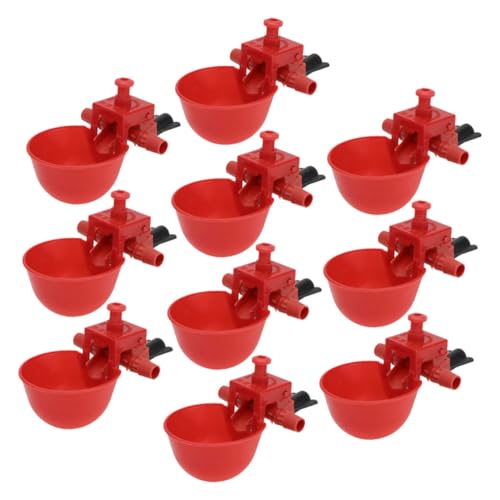 EXHUMKY 10Stücke Geflügeltränke für Automatische Wasserspender für Hühner Tauben und Wachteln Teiliges Tragbar Reinigen für Vogelhalter EXHUMKY 10Stücke Geflügeltränke für Automatische Wasserspender für Hühner Tauben und Wachteln Teiliges Tragbar Reinigen für Vogelhalter von EXHUMKY