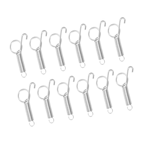 EXHUMKY 12 Stück Federhaken Für Kaninchenkäfigtüren, Kaninchenkäfighaken, Feder Kaninchenkäfig Riegelhaken, Käfigfederhaken, Metallkäfig Riegelhaken, Käfig Riegelhaken Für Kaninchenkäfig, EXHUMKY 12 Stück Federhaken Für Kaninchenkäfigtüren, Kaninchenkäfighaken, Feder Kaninchenkäfig Riegelhaken, Käfigfederhaken, Metallkäfig Riegelhaken, Käfig Riegelhaken Für Kaninchenkäfig, von EXHUMKY