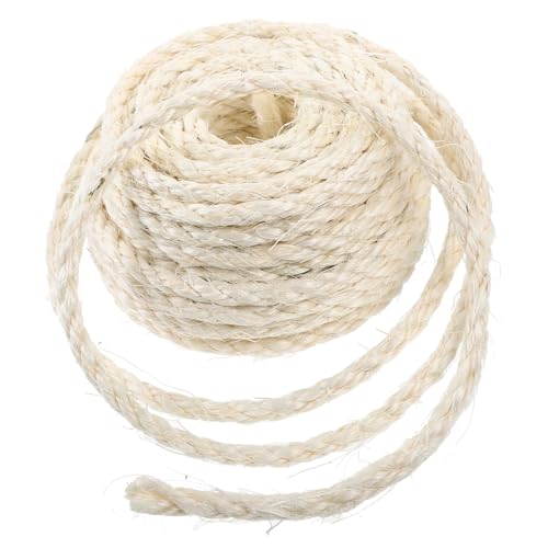 EXHUMKY 1Rolle Natürliche Sisal Hanfseilrolle Austauschbares Kratzseil für Katzenkratzbaum und DIY Projekte Langlebig für Garten und Robust EXHUMKY 1Rolle Natürliche Sisal Hanfseilrolle Austauschbares Kratzseil für Katzenkratzbaum und DIY Projekte Langlebig für Garten und Robust von EXHUMKY