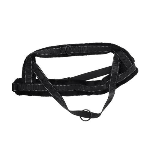EXHUMKY 1Stück Bequeme Hundeweste für Outdoor Aktivitäten Verstellbar und Gepolstert für Welpen und Kleine mit Leine von EXHUMKY