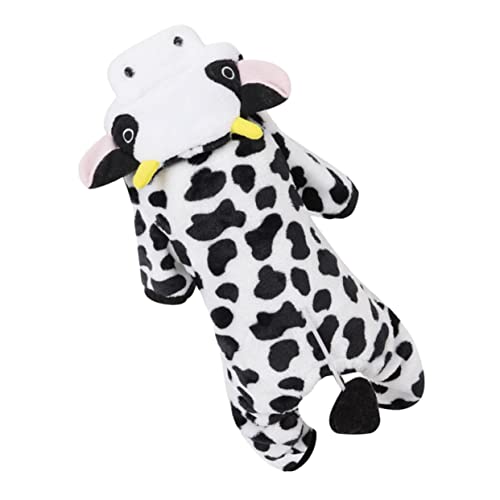 EXHUMKY 1stück Cartoon Winter Hundekleidung Aus Weichem Fleece Für Kleine Hunde Warmes Bequemes Outfit Milchkuh-Design Für Tägliche Aktivitäten Und Fotosessions EXHUMKY 1stück Cartoon Winter Hundekleidung Aus Weichem Fleece Für Kleine Hunde Warmes Bequemes Outfit Milchkuh-Design Für Tägliche Aktivitäten Und Fotosessions von EXHUMKY