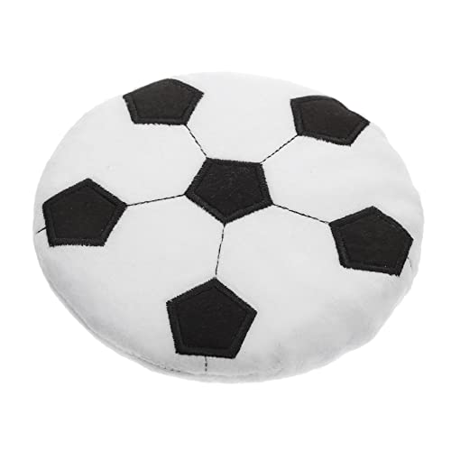 EXHUMKY 1Stück Fußballmuster Plüschspielzeug für Interaktive Fliegende für Haustiere Fördert und Bindung und Langlebig für Drinnen und Draußen von EXHUMKY