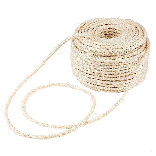 EXHUMKY Seil Jute Rückseite 1pc 80 Ft Scratch Sisal Twine Zufällige Farbe von EXHUMKY