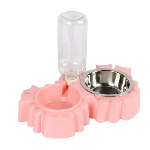 EXHUMKY 2 Futterautomat Wasser- und Futternapf für Hunde Futterstation für Haustiere Doppelnapf für Haustiere Doppelnäpfe für Haustiere Hundenäpfe doppelt Harz Rosa EXHUMKY 2 Futterautomat Wasser- und Futternapf für Hunde Futterstation für Haustiere Doppelnapf für Haustiere Doppelnäpfe für Haustiere Hundenäpfe doppelt Harz Rosa von EXHUMKY