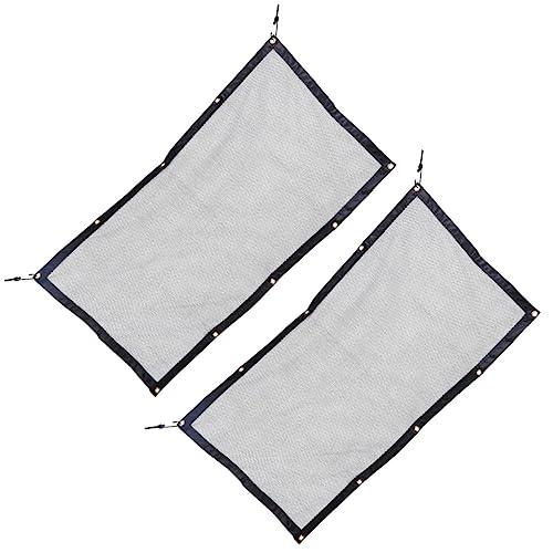EXHUMKY 2 Stück Auto Tierbarriere Pet Barrier Netz Abdeckung für Sicheres Fahren Robust und Installieren für Familien und Haustiere von EXHUMKY