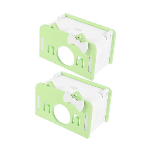 EXHUMKY 2stücke Hamsterhaus Für Kleintiere Robustes Versteck Aus PVC Schlafhaus Für Hamster Chinchillas Und Andere Kleine Haustiere Spielzeugzubehör Für Käfig EXHUMKY 2stücke Hamsterhaus Für Kleintiere Robustes Versteck Aus PVC Schlafhaus Für Hamster Chinchillas Und Andere Kleine Haustiere Spielzeugzubehör Für Käfig von EXHUMKY