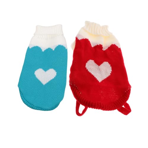 EXHUMKY 2stücke Hundepullover Warmer Winter Rollkragen Pullover Für Haustiere Gestrickte Kleidung Für Kleine Und Mittlere Hunde Und Katzen Erhältlich EXHUMKY 2stücke Hundepullover Warmer Winter Rollkragen Pullover Für Haustiere Gestrickte Kleidung Für Kleine Und Mittlere Hunde Und Katzen Erhältlich von EXHUMKY