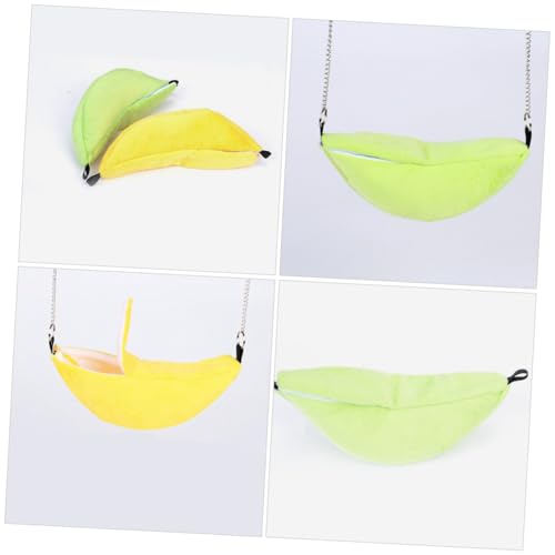EXHUMKY 2 Stück Haustiernest Baumwollnest Hängematte hängend drinnen Gewebte waschbar Banane Hamsterbett zu Hause Hamster Wärmenest Hamsternest Hamster Schlafkissen Hamsterbetten Baumwolle EXHUMKY 2 Stück Haustiernest Baumwollnest Hängematte hängend drinnen Gewebte waschbar Banane Hamsterbett zu Hause Hamster Wärmenest Hamsternest Hamster Schlafkissen Hamsterbetten Baumwolle von EXHUMKY