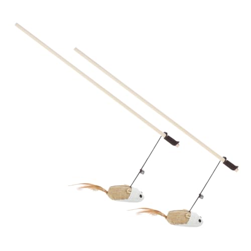 EXHUMKY 2 Stück Katzen Teaser Stick, Katzenspielzeug Zauberstab, Lustiges Neckspielzeug, Katzenstab, Spielzeug Für Hauskatzen, Kätzchen Teaser, Interaktiver Teaser Teaser Zauberstab Für EXHUMKY 2 Stück Katzen Teaser Stick, Katzenspielzeug Zauberstab, Lustiges Neckspielzeug, Katzenstab, Spielzeug Für Hauskatzen, Kätzchen Teaser, Interaktiver Teaser Teaser Zauberstab Für von EXHUMKY