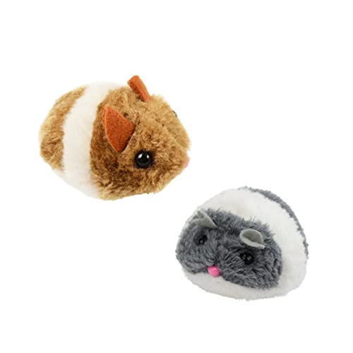 EXHUMKY 2 Stück Katzenspielzeug Squeaky Plüschmaus für Katzen Interaktives für Kätzchen Fördert Bewegung und für Katzenrassen EXHUMKY 2 Stück Katzenspielzeug Squeaky Plüschmaus für Katzen Interaktives für Kätzchen Fördert Bewegung und für Katzenrassen von EXHUMKY