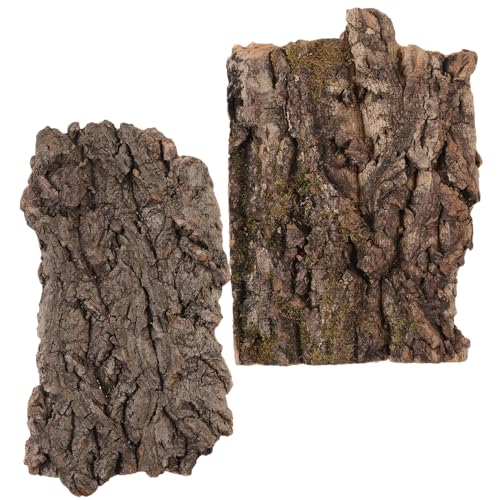 EXHUMKY 2 Stück Kletterplattform für Reptilien Versteck und Terrarium Dekoration für Haustiere Gestaltung für Terrarien und Zuchtkäfige von EXHUMKY