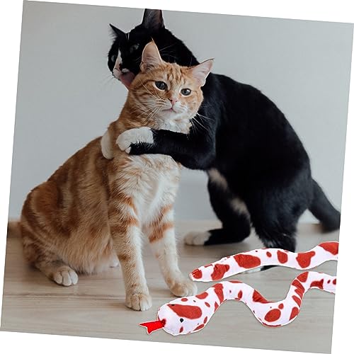 EXHUMKY 2 Stück Teiliges Interaktives Katzenminze Katzenspielzeug Plüsch Greifspielzeug Kauspielzeug für Kätzchen Selbstbeschäftigung bei Zahnen von EXHUMKY