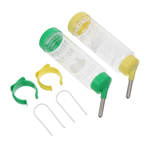 EXHUMKY 2 Stück Trinkflasche für Haustiere Automatische Wasserfontäne für Kaninchen und Meerschweinchen Auslaufsicher Installieren Zubehör für Kleintiere EXHUMKY 2 Stück Trinkflasche für Haustiere Automatische Wasserfontäne für Kaninchen und Meerschweinchen Auslaufsicher Installieren Zubehör für Kleintiere von EXHUMKY
