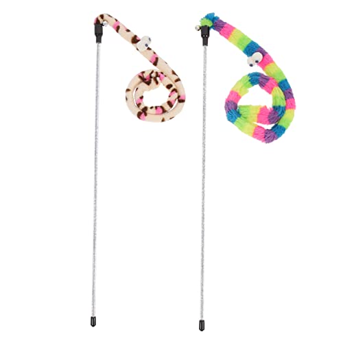 EXHUMKY 2 Stücke Katze Bissbeständige Stöcke Katze Interaktives Spielzeug Kätzchen Necken Sticks Pet Kätzchen Spielzeug EXHUMKY 2 Stücke Katze Bissbeständige Stöcke Katze Interaktives Spielzeug Kätzchen Necken Sticks Pet Kätzchen Spielzeug von EXHUMKY