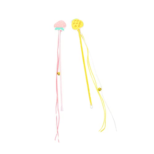 EXHUMKY 2 Stücke Katze Interaktive Spielzeug Stick Katze Stick Wand Teaser Home Katze Haustierversorgung EXHUMKY 2 Stücke Katze Interaktive Spielzeug Stick Katze Stick Wand Teaser Home Katze Haustierversorgung von EXHUMKY