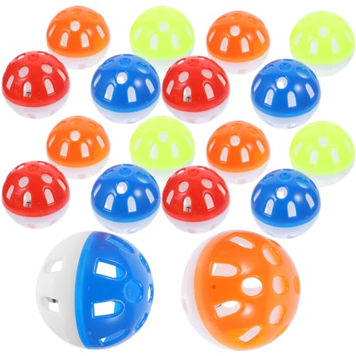 EXHUMKY 20 Stück Hohlglockenbälle, Vogelbälle, Spielzeug, Vogelspielzeug, Vögel, Glockenbälle, Papageienspielzeug, Papageien Beißbälle, Papageien, Interessante Glockenbälle, Lustige EXHUMKY 20 Stück Hohlglockenbälle, Vogelbälle, Spielzeug, Vogelspielzeug, Vögel, Glockenbälle, Papageienspielzeug, Papageien Beißbälle, Papageien, Interessante Glockenbälle, Lustige von EXHUMKY