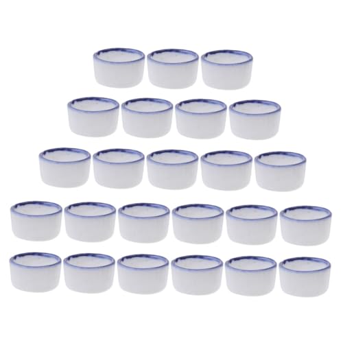 EXHUMKY 24Stücke Keramische Wasserschalen für Reptilien Futter und Trinknapf für Skorpione Spinnen und Andere Kleine Haustiere rutschfest und Sicher für Terrarien EXHUMKY 24Stücke Keramische Wasserschalen für Reptilien Futter und Trinknapf für Skorpione Spinnen und Andere Kleine Haustiere rutschfest und Sicher für Terrarien von EXHUMKY